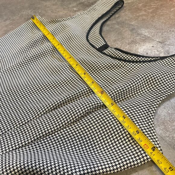 vintage 90s la belle houndstooth office siren dress size 5 - Picture 3 of 8